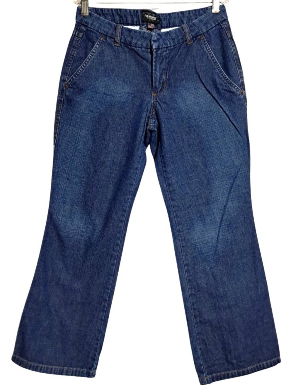 90s Rampage Cropped Jeans‎ Womens Size 1 Blue Denim Cotton Casual Vintage Pants